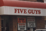 The 2nd-Ever Five Guys is Closing [UPDATE: It’s Closed]
