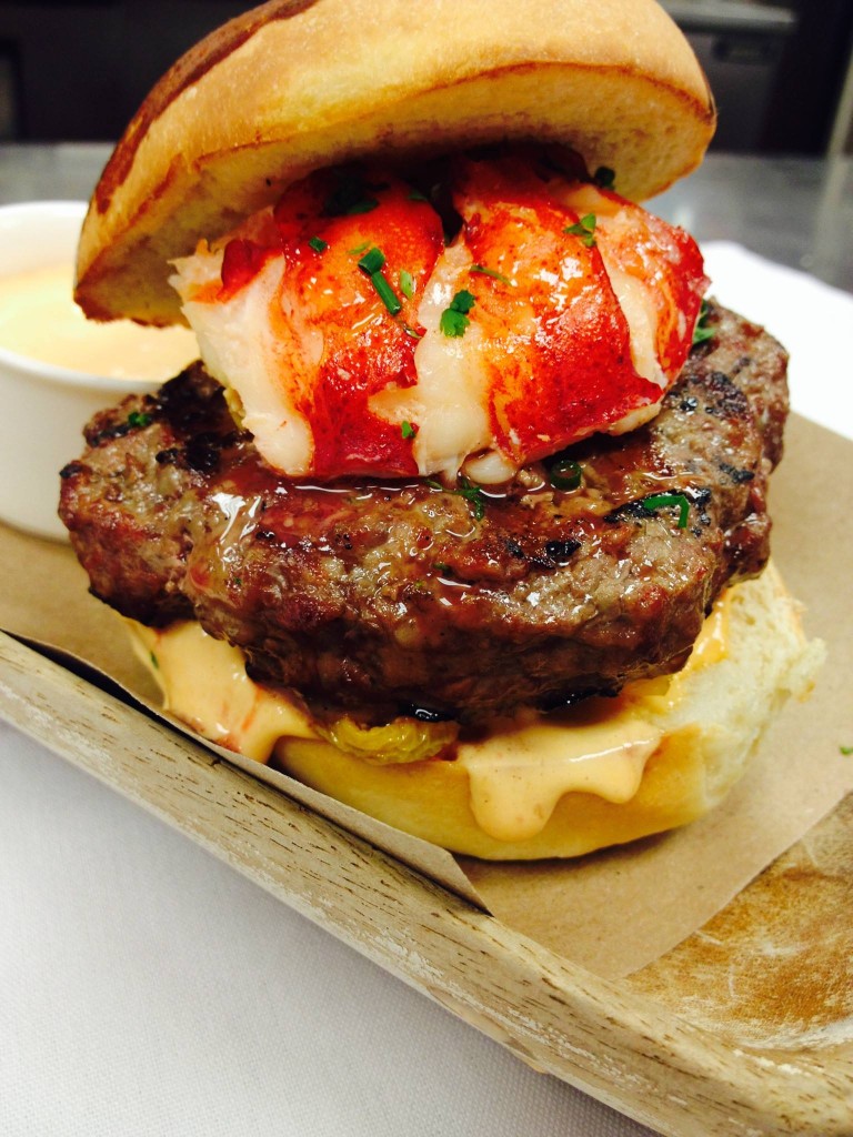 Yeah, fancy-ass burger, indeed. (Photo: Trummer's on Main)
