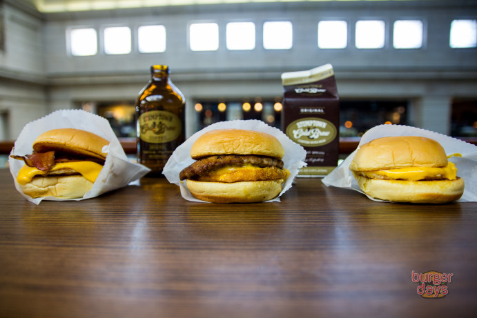 Forget the bacon and go sausage for breakfast at the Union Station Shake Shack.