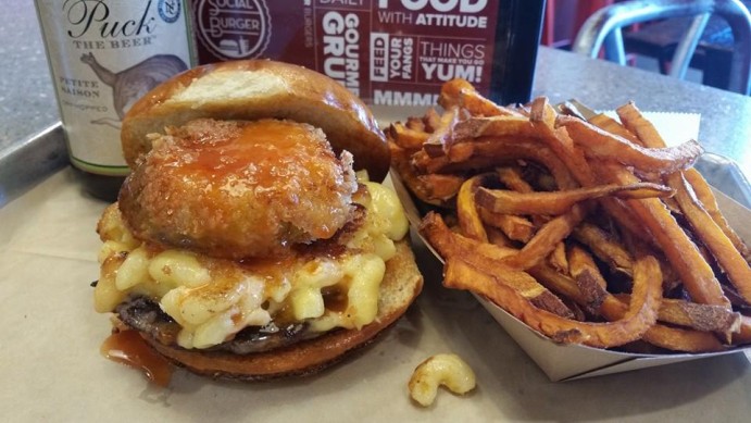 One gut bomb, coming up. (Photo: Social Burger)